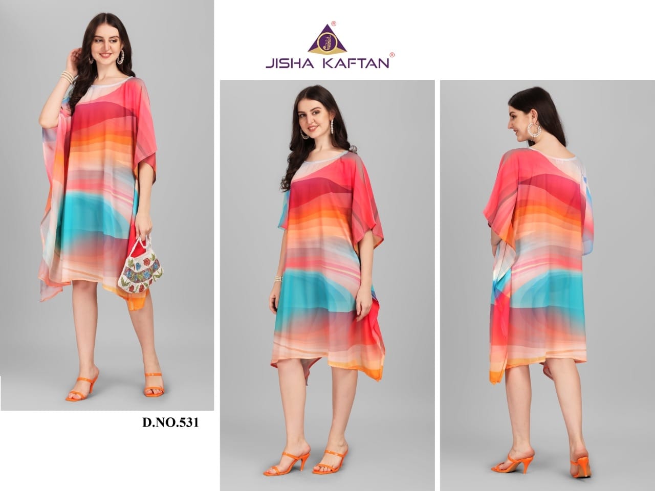 Jelite Beach Wear 4 Wholesale Kaftan Kurti Collection